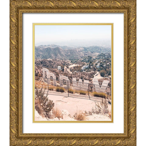 Hollywood I Gold Ornate Wood Framed Art Print with Double Matting by Carpentieri, Natalie