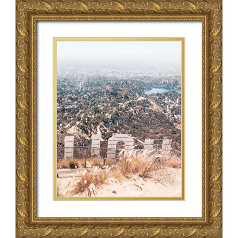 Hollywood II Gold Ornate Wood Framed Art Print with Double Matting by Carpentieri, Natalie