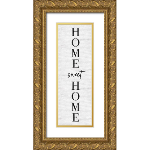 Sweet Home Gold Ornate Wood Framed Art Print with Double Matting by Carpentieri, Natalie