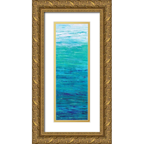 Changing Tides II Gold Ornate Wood Framed Art Print with Double Matting by Pattinian, Merri