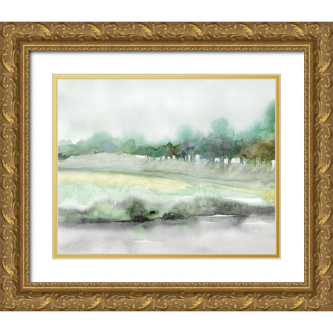 Season of Summer Gold Ornate Wood Framed Art Print with Double Matting by Robinson, Carol