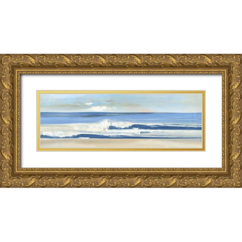 Latitude Gold Ornate Wood Framed Art Print with Double Matting by Swatland, Sally