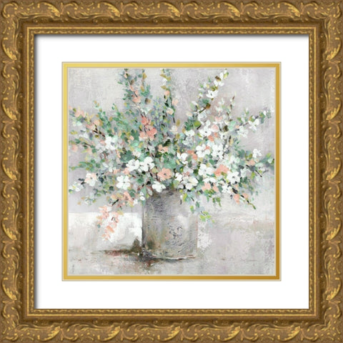 Farmhouse Retreat Gold Ornate Wood Framed Art Print with Double Matting by Robinson, Carol