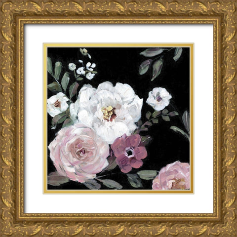 Rose Garden Romance I Gold Ornate Wood Framed Art Print with Double Matting by Swatland, Sally