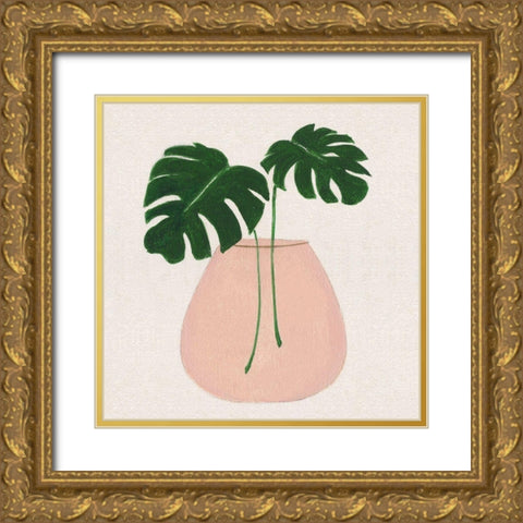 Simple Nature III Gold Ornate Wood Framed Art Print with Double Matting by Tava Studios