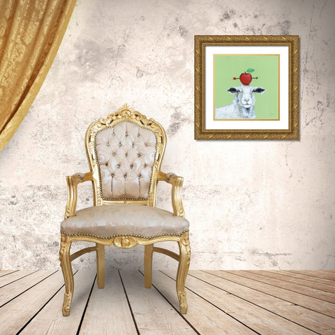 Playful Nature III Gold Ornate Wood Framed Art Print with Double Matting by Tava Studios