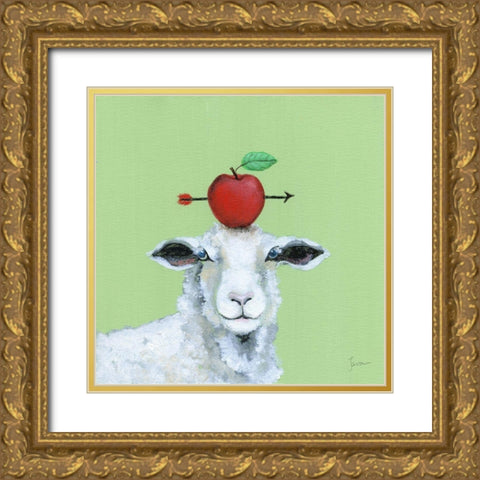 Playful Nature III Gold Ornate Wood Framed Art Print with Double Matting by Tava Studios