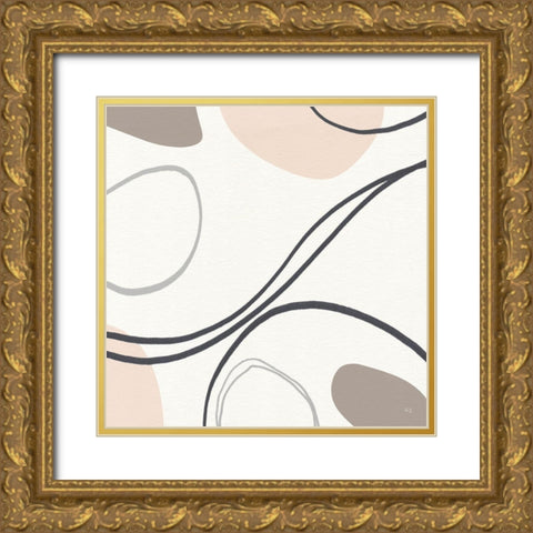 NF I Gold Ornate Wood Framed Art Print with Double Matting by Jill, Susan