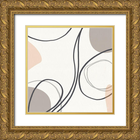 NF II Gold Ornate Wood Framed Art Print with Double Matting by Jill, Susan