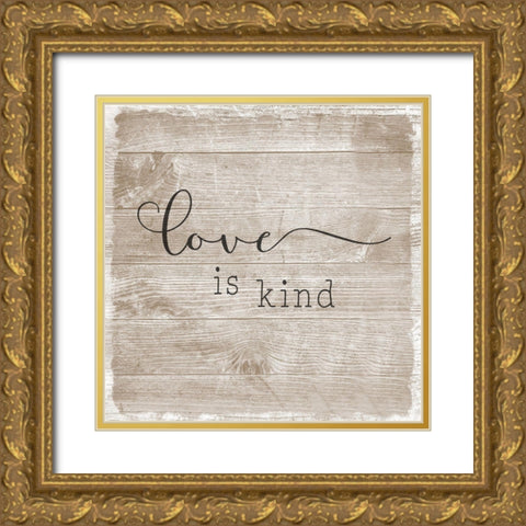 Love Is II Gold Ornate Wood Framed Art Print with Double Matting by Carpentieri, Natalie