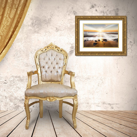 Affirmation of Light Gold Ornate Wood Framed Art Print with Double Matting by Delimont, Danita