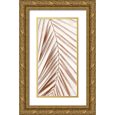 Sedona Frond I Gold Ornate Wood Framed Art Print with Double Matting by Robinson, Carol