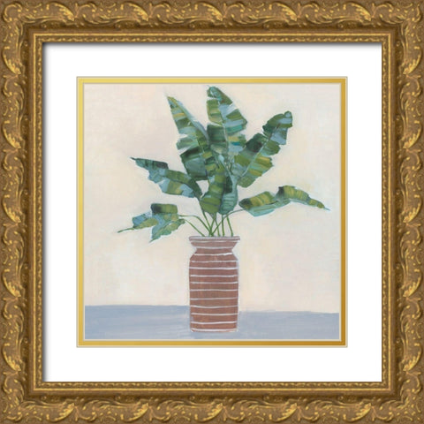 Banana Palm I Gold Ornate Wood Framed Art Print with Double Matting by Swatland, Sally