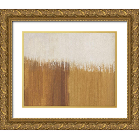 Sundown Gold Ornate Wood Framed Art Print with Double Matting by Jill, Susan