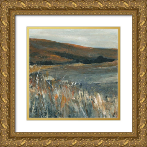 Copper Dusk I Gold Ornate Wood Framed Art Print with Double Matting by Robinson, Carol