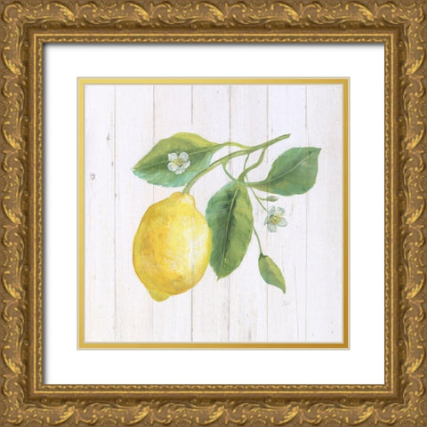 Lemon Fresh II Gold Ornate Wood Framed Art Print with Double Matting by Nan