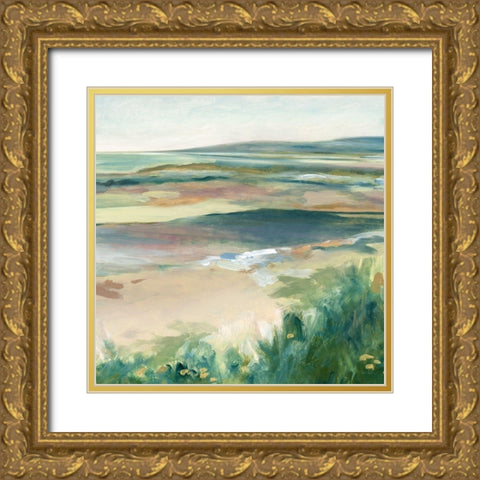 Sea Reflections Gold Ornate Wood Framed Art Print with Double Matting by Robinson, Carol