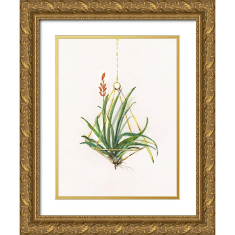Gardenaire I Gold Ornate Wood Framed Art Print with Double Matting by Swatland, Sally