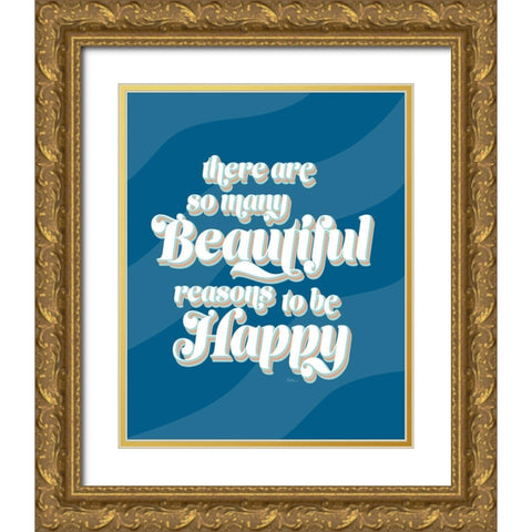 Beautiful Gold Ornate Wood Framed Art Print with Double Matting by Carpentieri, Natalie