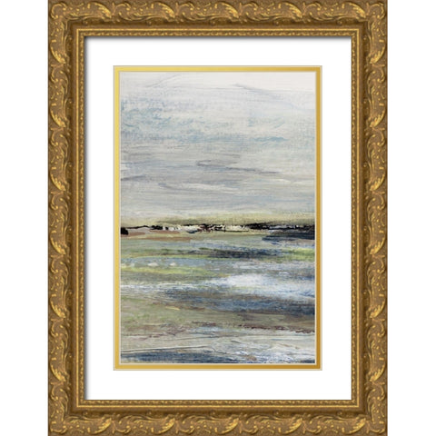 Wetlands I Gold Ornate Wood Framed Art Print with Double Matting by Jill, Susan