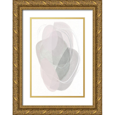 River Jewels II Gold Ornate Wood Framed Art Print with Double Matting by Jill, Susan
