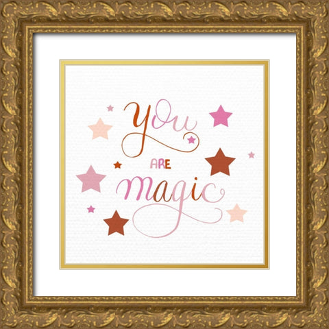 Magic Gold Ornate Wood Framed Art Print with Double Matting by Santiago, Daniela