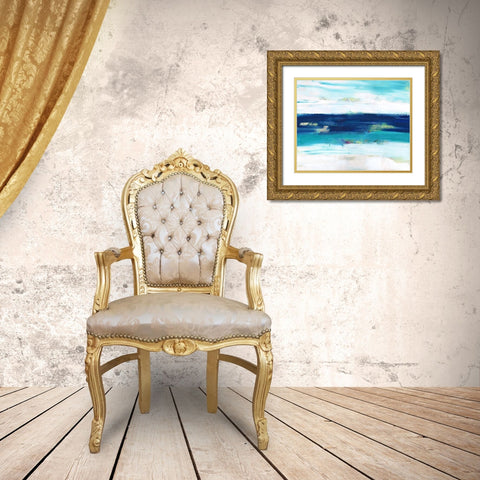Above Us Only Sky Gold Ornate Wood Framed Art Print with Double Matting by Shapiro, Judith