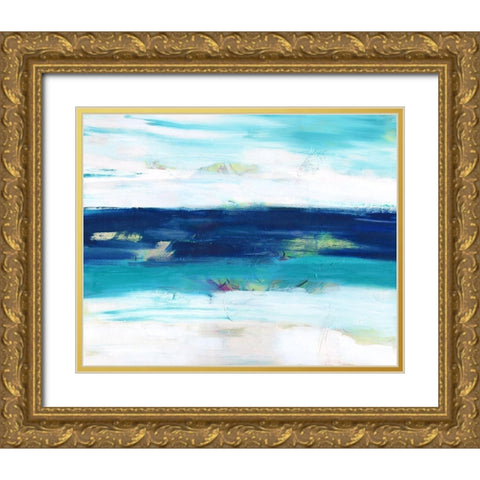Above Us Only Sky Gold Ornate Wood Framed Art Print with Double Matting by Shapiro, Judith