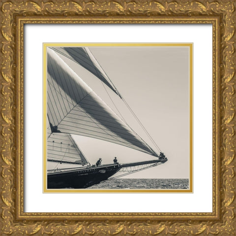 Catching the Sea Breeze Gold Ornate Wood Framed Art Print with Double Matting by Delimont, Danita