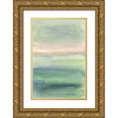 Campania II Gold Ornate Wood Framed Art Print with Double Matting by Jill, Susan