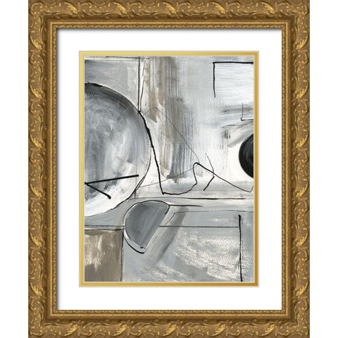 Rounding the Bend II Gold Ornate Wood Framed Art Print with Double Matting by Jill, Susan