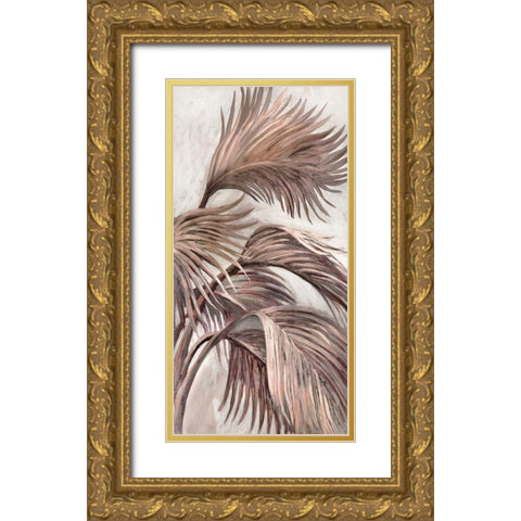 Sedona Palm I Gold Ornate Wood Framed Art Print with Double Matting by Pattinian, Merri