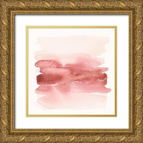 Pinkish I Gold Ornate Wood Framed Art Print with Double Matting by Brockmon, Kristen