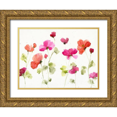 Watery Cosmos II Gold Ornate Wood Framed Art Print with Double Matting by Swatland, Katie