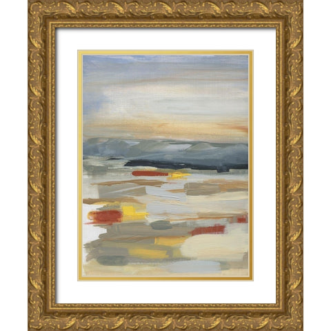 Indian Canyon I Gold Ornate Wood Framed Art Print with Double Matting by Jill, Susan