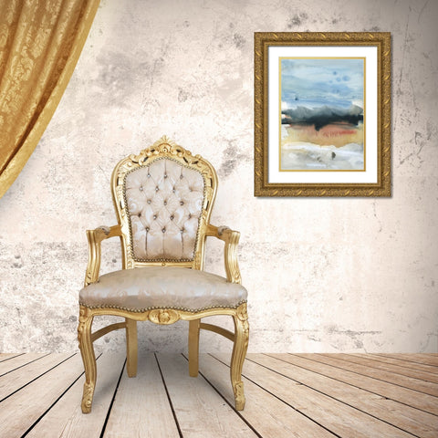 Mountain Shadows II Gold Ornate Wood Framed Art Print with Double Matting by Jill, Susan
