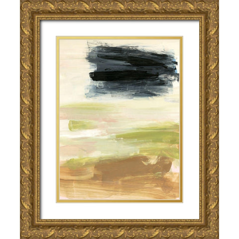 Changing Seasons Gold Ornate Wood Framed Art Print with Double Matting by Jill, Susan