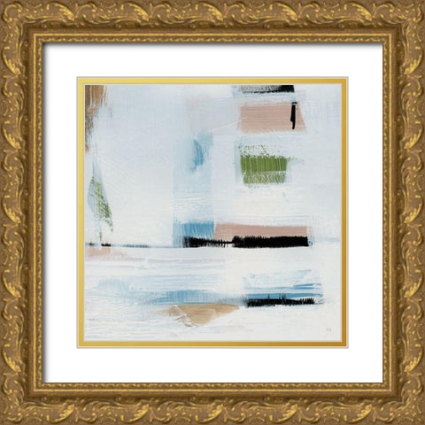 Faraway Sunset I Gold Ornate Wood Framed Art Print with Double Matting by Jill, Susan