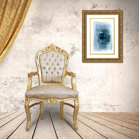 Sky I Gold Ornate Wood Framed Art Print with Double Matting by Jill, Susan
