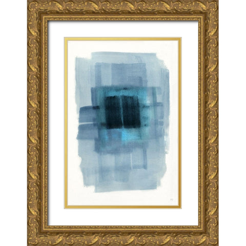 Sky II Gold Ornate Wood Framed Art Print with Double Matting by Jill, Susan
