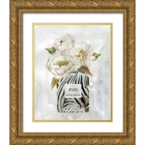 Feminine Wilds II Gold Ornate Wood Framed Art Print with Double Matting by Robinson, Carol