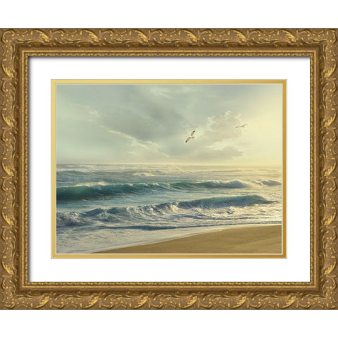 Way Home Gold Ornate Wood Framed Art Print with Double Matting by Calascibetta, Mike