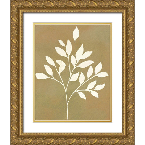 Honey Botanical I Gold Ornate Wood Framed Art Print with Double Matting by Jill, Susan