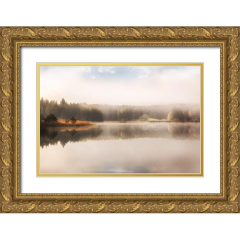 Cosy Nature Gold Ornate Wood Framed Art Print with Double Matting by Weisz, Irene