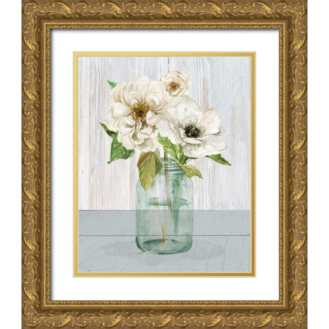 Sunny Day Revisited II Gold Ornate Wood Framed Art Print with Double Matting by Robinson, Carol