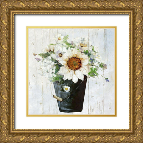 Country Romance I Gold Ornate Wood Framed Art Print with Double Matting by Swatland, Sally