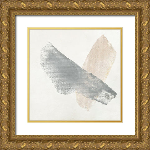 Soft Stroke II Gold Ornate Wood Framed Art Print with Double Matting by Jill, Susan