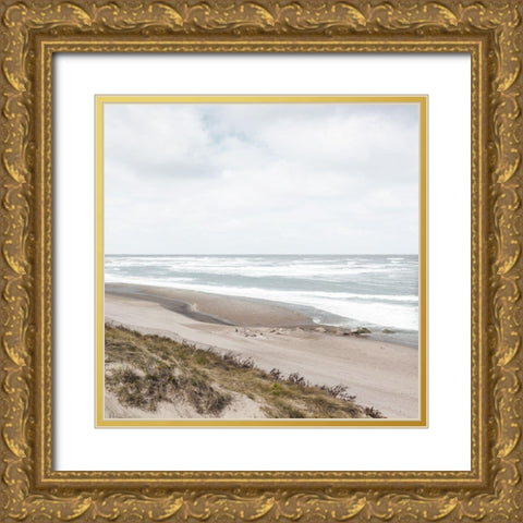 Windswept Gold Ornate Wood Framed Art Print with Double Matting by Delimont, Danita