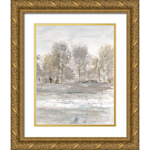Meadows Edge I Gold Ornate Wood Framed Art Print with Double Matting by Jill, Susan
