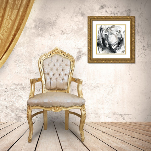 Rotation Gold Ornate Wood Framed Art Print with Double Matting by Robinson, Carol